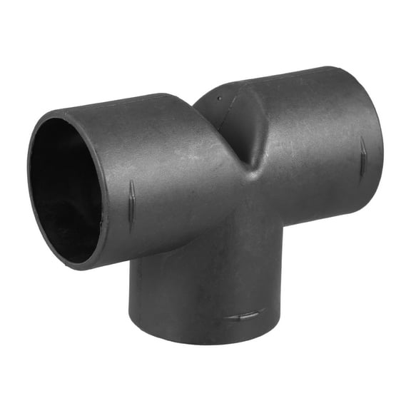 50mm T Piece Duct Car Air Ducting Connector Straight Air Heater Duct Joiner Connector Pipe Black