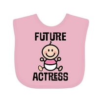 Inktastic Future Actress Girls Acting Theater Girls Baby Bib