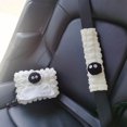 thumbnail image 4 of Car Seat Belt Strap Cover Cushion Shoulder Strap Pad Seatbelt Protector Pads with Pattern for SUV Car, 4 of 8