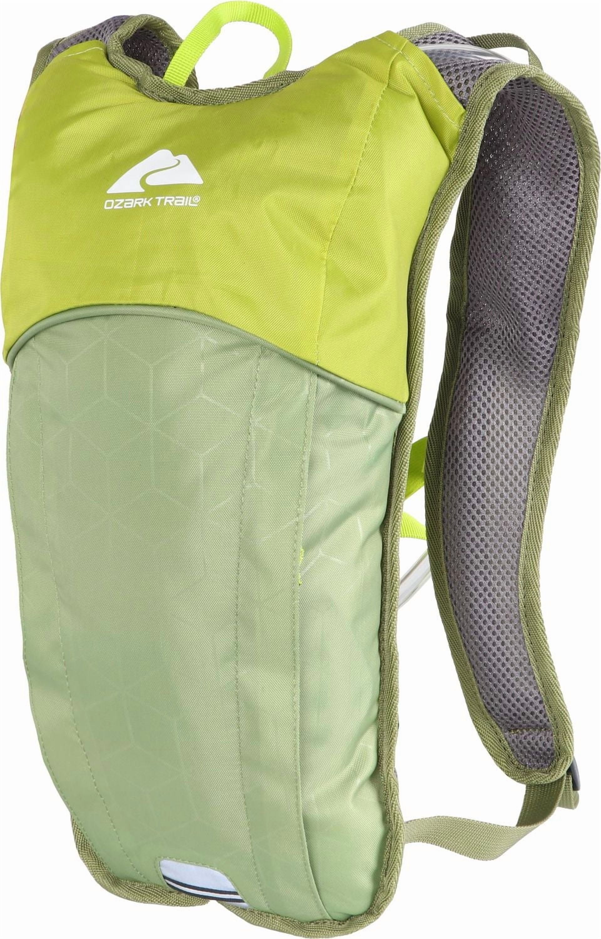 Pack d'hydratation Ozark Trail 4L avec un accent réfléchissant, vert Sac-gourde de 4 litres