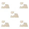 thumbnail image 2 of Transemion 1/2/3/5 3pieces Anti-slid Particles Rug Set Secure And for Slip-free Bathroom Mats For Beige 5PCS, 2 of 6