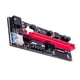 thumbnail image 2 of Tarjeta elevadora PCI-E 1X a 16X Tarjeta elevadora extensor GPU Adaptador GPU PCI-E USB 3.0 con interfaz de 6 pines, Negro Speravity EL001235-03*6, 2 of 2
