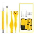 thumbnail image 1 of Amdohai Earpicks Ear Wax Removal Tools with LED Light Flashlight Earpick Ear Spoon Tweezers Ear Cleaner for Ear Care Ear Cleaning Tool with Case, 1 of 7