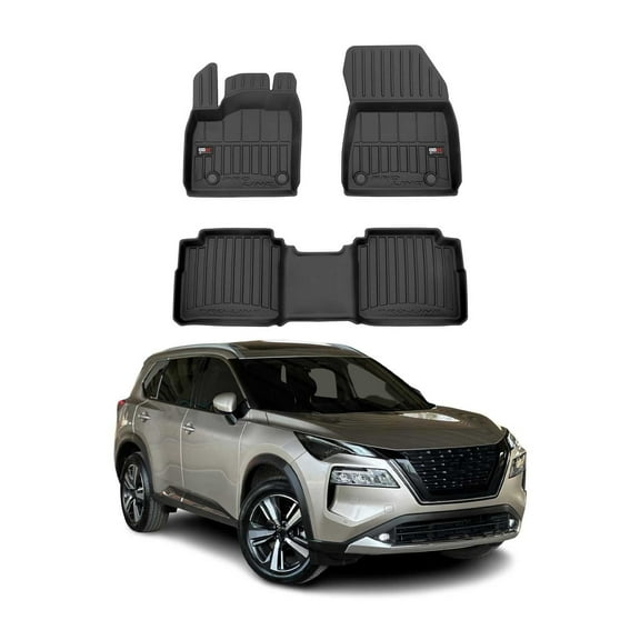 OMAC Premium Floor Mats for Nissan Rogue 2022-2025 Heavy Duty All-Weather 3pcs