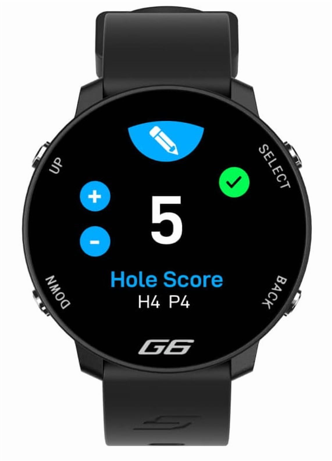 Shot Scope Golf G6 Watch Black GPS/Range Finders New