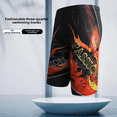 thumbnail image 4 of Traje de baño de cinco puntos de poliéster con estampado de moda para hombre, traje de baño de playa con tiras, venta al por mayor, 4 of 4