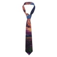 thumbnail image 1 of Fotbe Dreamy Dandelion Sunset Corbata Clásica para Hombre con Estampado – Corbata de Seda Jacquard Tejida, para Negocios, Bodas y Eventos Formales, 1 of 7