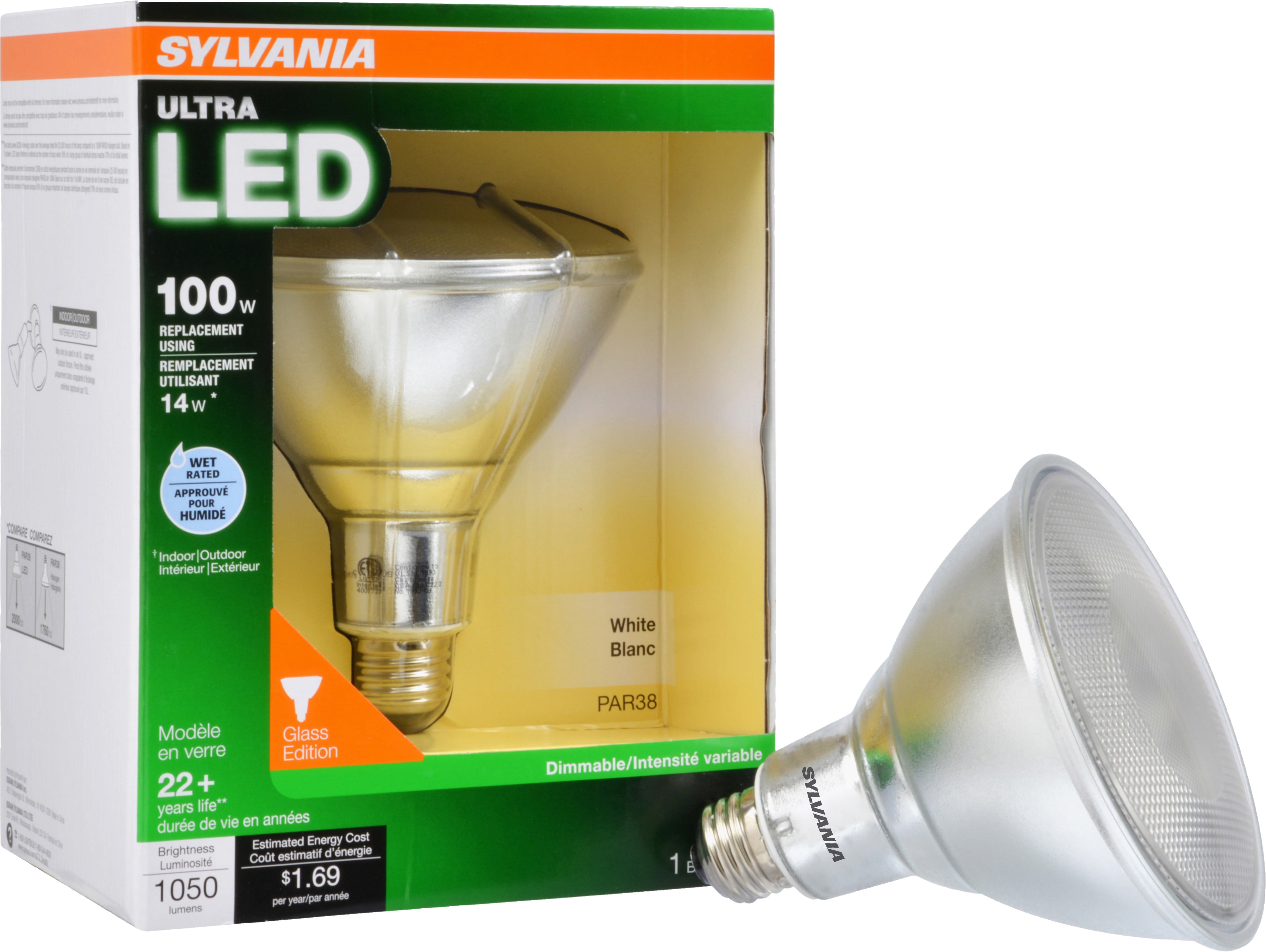 Sylvania Led Flood Light Bulb 14w, Outdoor Led Flood Light Bulbs 500 Watt Equivalent