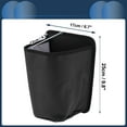 thumbnail image 4 of Unique Bargains Car Trash Can Hanging Front Seats Faux Leather Trash Bin Black 1 Pcs, 4 of 6