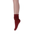 thumbnail image 4 of 2 Pairs Cotton Lightweight Slouch Socks for Women Shoe Size 5 to 10 - Hibiscus, 4 of 5