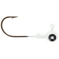 thumbnail image 4 of Eagle Claw Tin Ball Head Jig - Double eye - 5 pack - 1/16 oz - White, 4 of 7