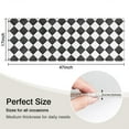 thumbnail image 5 of Black and White Checkerboard Checkered Pattern Kitchen Rug Mat,Kitchen Runner Rugs Non Skid Washable,Decorative Kitchen Floor Mats for Kitchen,Sink,Laundry,17"X47", 5 of 5