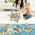 thumbnail image 2 of Magnetic Fishing Game Set For Kids With 55 Fish And 4 Poles Motorized Spinning Board Educational Toy For Fine Motor Skills Development And Family Fun 1000G, 2 of 7