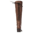 thumbnail image 5 of womens steve madden laceup wide calf boots - cognac, 5 of 7