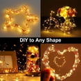 thumbnail image 3 of Syenll USB Fairy String Lights, 66FT 200 LED Twinkle String Lights with Remote Control for Bedroom Christmas Party Ceiling Decoration, 16 Colors, 3 of 8