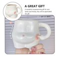 thumbnail image 4 of Clearance Glass&Bottle under $20 Hand Crafted Ceramic Fat Belly Mug Coffee Mug With Arm Handle Novelty Coffee Cup High Value Mugs Milk Cup Cute Cartoon Ceramic Water Cups Creative Tea Mug Gift H, 4 of 8
