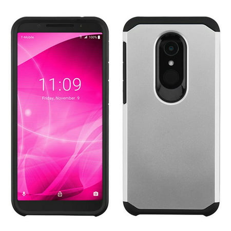 Revvl 2 Case (T-Mobile) With [Tempered Glass Screen Protector Included], Heavy Duty Drop Protection Dual Layers Impact Advanced Rugged Protective Slim Fit Phone