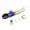 Blue, variant on Stainless Steel Motorcycle Exhaust Pipe Muffler 51mm Universal