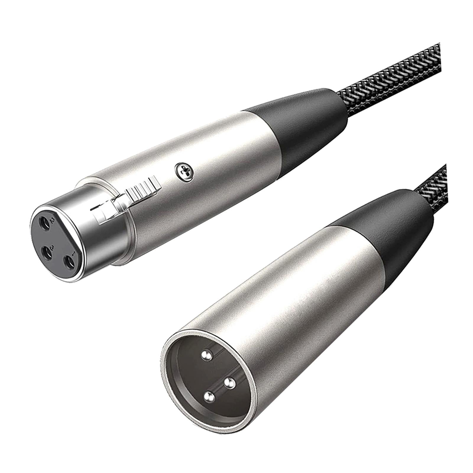 Câbles XLR XLR mâle à femelle, câble de Microphone équilibré à 3 broches, cordon de micro multicolore pour mélangeur, haut-parleur, enregistrement de Podcast en Studio  44