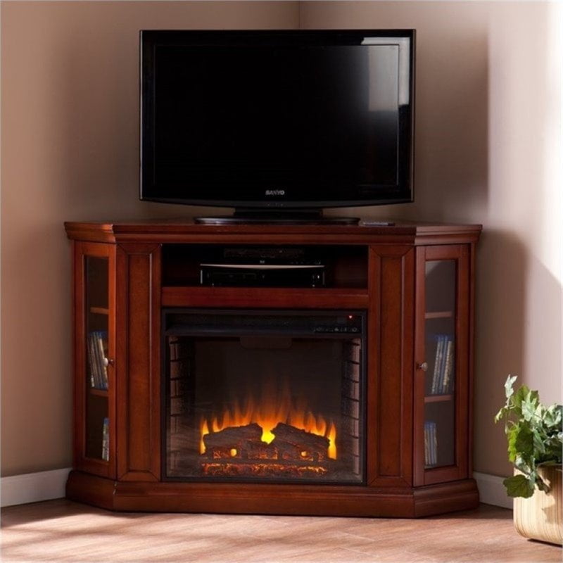 Bowery Hill 48 Convertible Electric Fireplace Tv Stand In