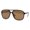 Brown (Brown), variant on Polarized Lens Sunglasses Unisex Retro Small Lightweight UV400 Black, Black