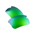 thumbnail image 3 of Walleva Emerald Mr. Shield Polarized Replacement Lenses for Oakley Flak 2.0 Sunglasses, 3 of 8