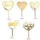 thumbnail image 5 of Bewildely Colección de corazones de acrílico dorado, decoración para tartas, postres, fiestas de cumpleaños, cupcakes de Jooan Kits de decoración para fiestas No.02, 5 of 6