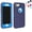 Navy Blue, variant on iPhone SE,8,7 Heavy Duty Case {Shock Proof Case with 3 Layer Rubber, Shatter Resistant, [Tough Armour] Rugged Case Compatible for iPhone SE,8,7} Black