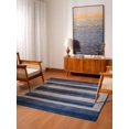 thumbnail image 3 of Rugsotic Carpets Handmade Rugs Hand Knotted Loom Square 10'x10' Blue Light Blue Wool for Indoor Use, 3 of 6