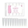 thumbnail image 1 of 240PCS Half Cover False Nails Long Nail Tips Stick-On Fake, 1 of 8