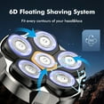 thumbnail image 6 of Prozing 6D Replacement Shaver Head for FK-8750, IPX7 Waterproof Electric Razor Head, Men’s Head Shaver, 6 of 7