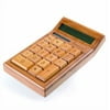 Bamboo Custom Carved Calculator