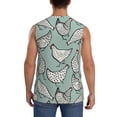 thumbnail image 4 of Disketp Hand Drawn Chickens Sleeveless Tshirts For Men, Muscle Shirts For Men Dry Fit Tank Top-X-Large, 4 of 8
