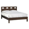 thumbnail image 3 of Ranshaw 5PC E King Platform Bed, Nightstand, Dresser, Mirror & Chest Set in Mocha Brown Mahogany, 3 of 6