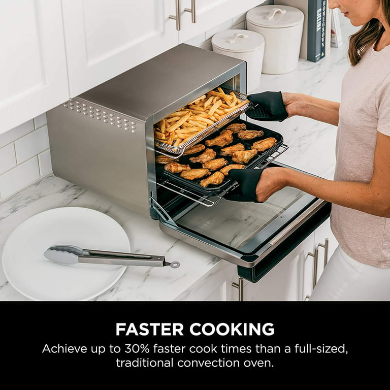 Ninja SP201 Digital Air Fry Pro Countertop 8-in-1 Oven with Extended  Height, XL Capacity, Flip Up & Away Capability for Storage Space, with Air  Fry