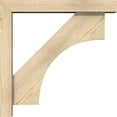 thumbnail image 3 of Ekena Millwork 4"W x 20"D x 20"H Westlake Block Rough Sawn Bracket w/ Offset Brace, Douglas Fir, 3 of 25