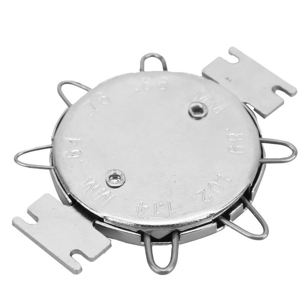 Medidor de bujías 0,64‑1,14 mm 0,025‑0,045 pulgadas Accesorios de motocicleta para medir y ajustar Plata