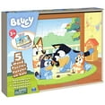 thumbnail image 2 of Bluey, 5 Wood Puzzles Jigsaw Bundle with Tray, for Kids Ages 3 and up, 2 of 7