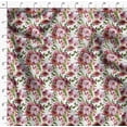 thumbnail image 4 of Soimoi White polyester Crepe Fabric Leaves & Peony Floral Decor Fabric Printed Yard 52 Inch Wide, 4 of 5