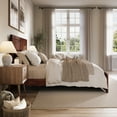 thumbnail image 3 of Berkshire Queen Wood Low Profile Platform Bed with Matching Footboard in Walnut, 3 of 13