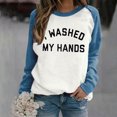 thumbnail image 1 of Nouveaux Hauts pour Femmes 2023 Mode Grande Taille Manches Longues Col Rond Blouse Imprimée Automne Pull Décontracté Hauts Chemise à Manches Longues pour Femmes, 1 of 5