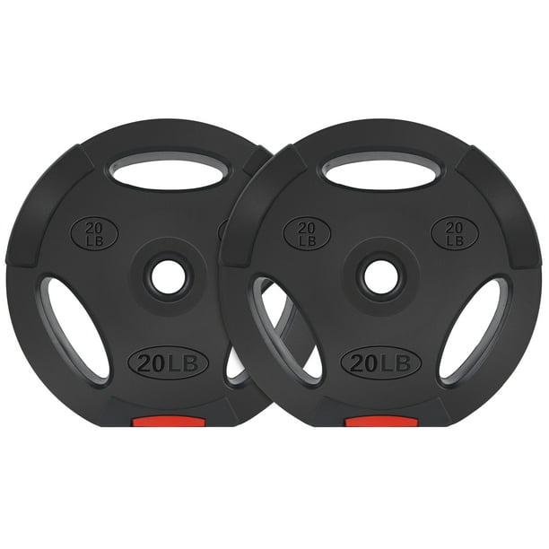 Everyday Essentials Vinyl Standard 1Inch Plate Weight Plate for Strength Training