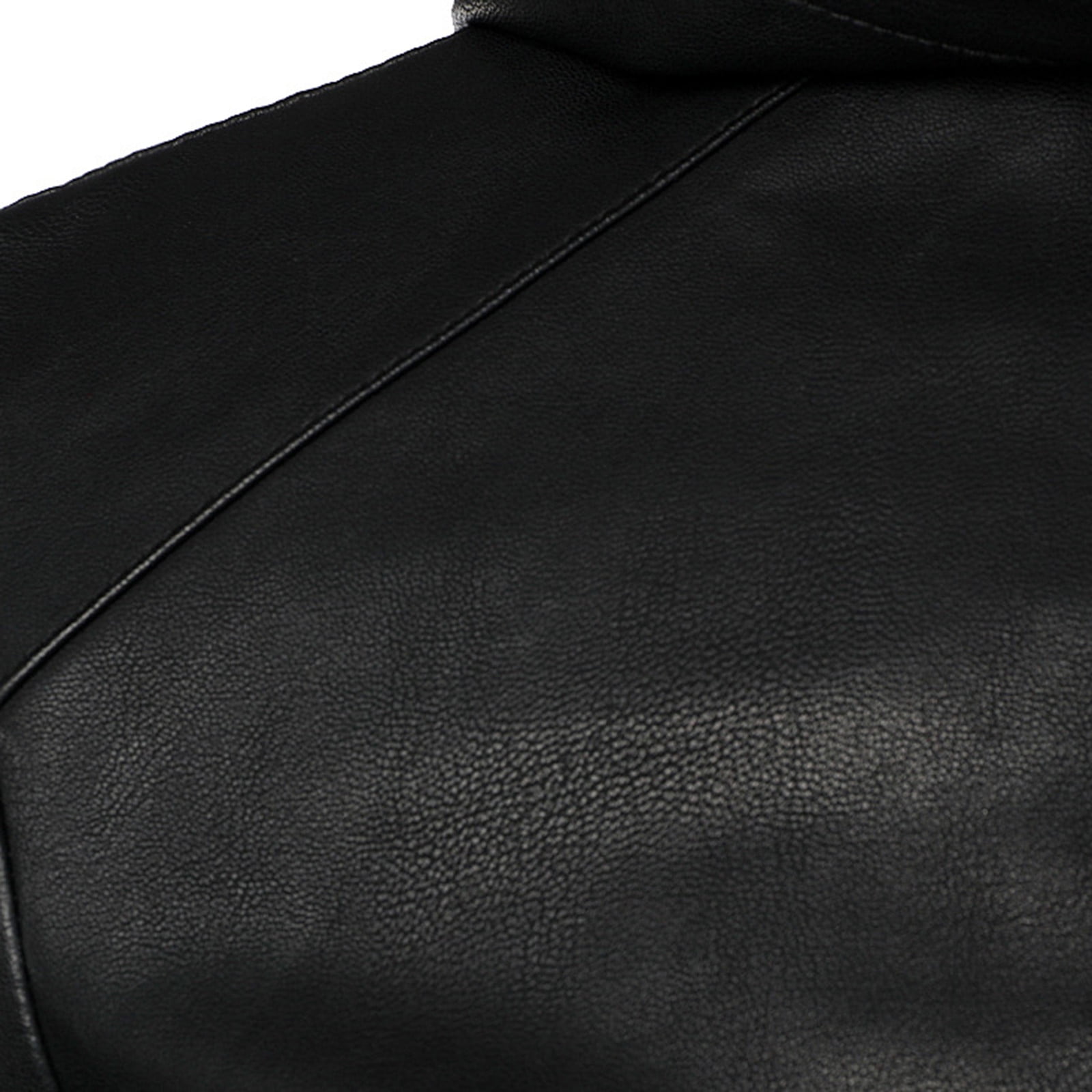 Brondbend Men's Leather Jackets Mens Coats Hooded Long Sleeved Zipper Pocket Outerwear Solid Color Casual Jacket Loose Fit Daily Tops Black