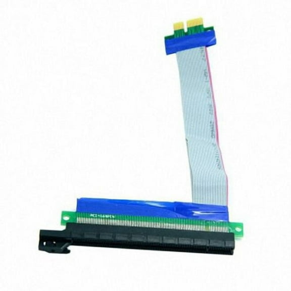 FVH PCI-E Express 1x to 16x Extension Flex Cable Extender Converter Riser Card Adapter 20cm