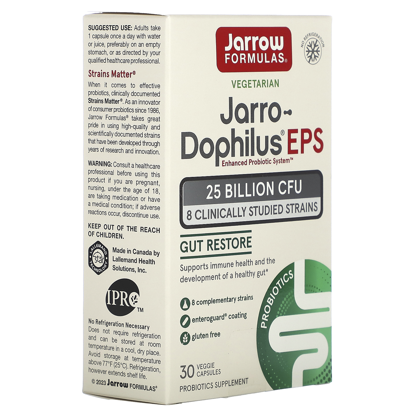 Jarrow Formulas - Jarro-Dophilus EPS Enhanced Probiotic System - 30 Capsules