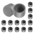 thumbnail image 1 of 20 piezas de tapón de extremo de tubo, tapón de extremo de tubo de grado de muebles de 25 mm/1", gris, 1 of 6