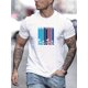 thumbnail image 1 of Camiseta con estampado de palmera de coco, camiseta informal de cuello redondo elástica para hombre, estilo urbano, para verano, camiseta deportiva de ocio., 1 of 5