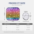 thumbnail image 3 of Easygdp Glitter Rainbow for 2 PCS Foldable Car Sun Shade Front Windshield Sun Protection Cover for Car, SUV, Truck-Small, 3 of 6