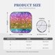 thumbnail image 3 of Fotbe Glitter Rainbow Juego de 2 Piezas de Parasoles para Parabrisas | Bloqueador Solar para Auto | Accesorios Plegables para Protección Solar Interior-Small, 3 of 6