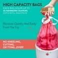 thumbnail image 4 of Prince Lionheart Diaper Pail Refill Bags - 10 PACK of Diaper Bags for Diaper Twist’R Diaper Pail, 4 of 7